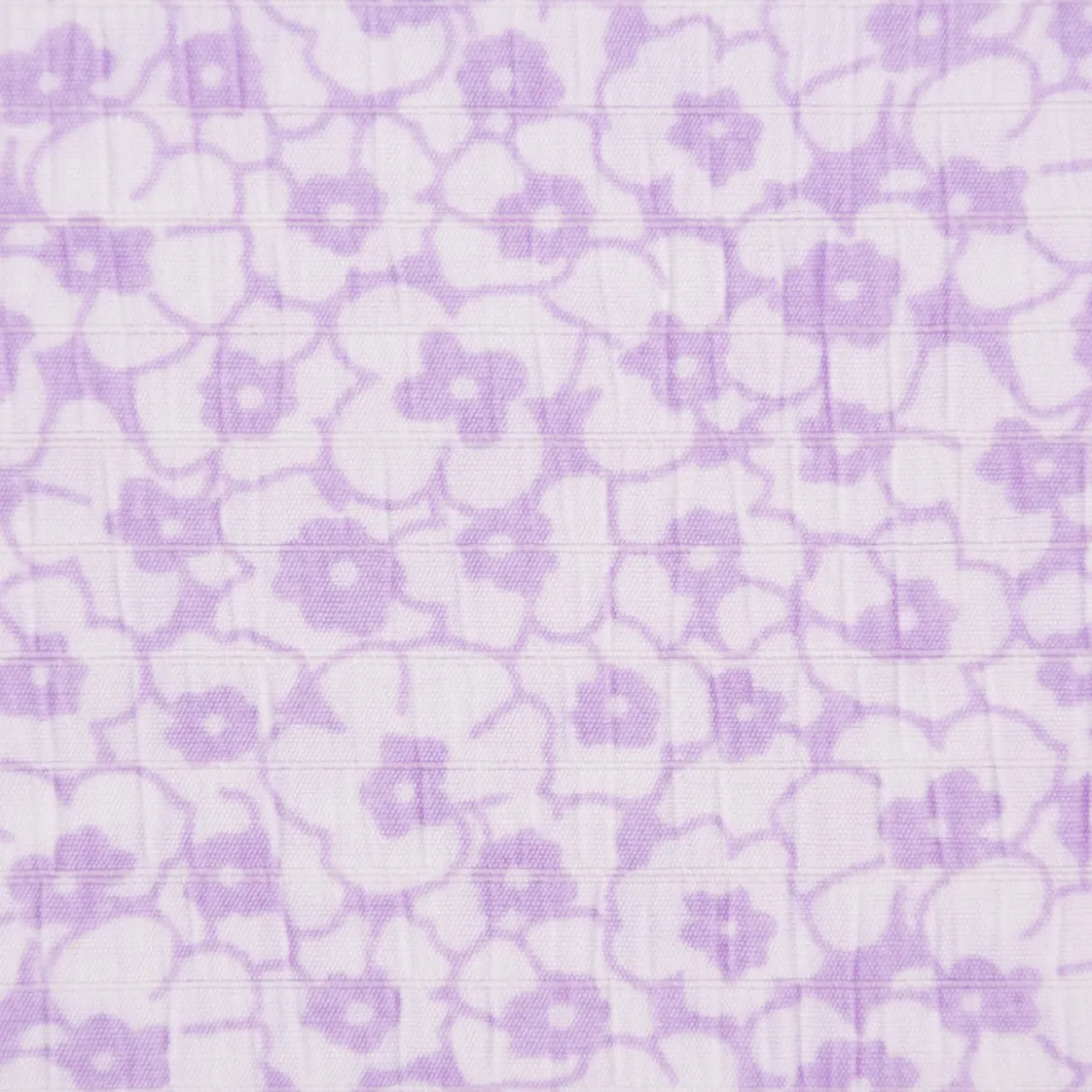 Seersucker Viskosestoff Bekleidungsstoff Blümchen rosa weiß 1,28m Breite