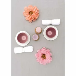 Seidenpapierblumen rosa und peach 25cm von Rico Design im 2er Set