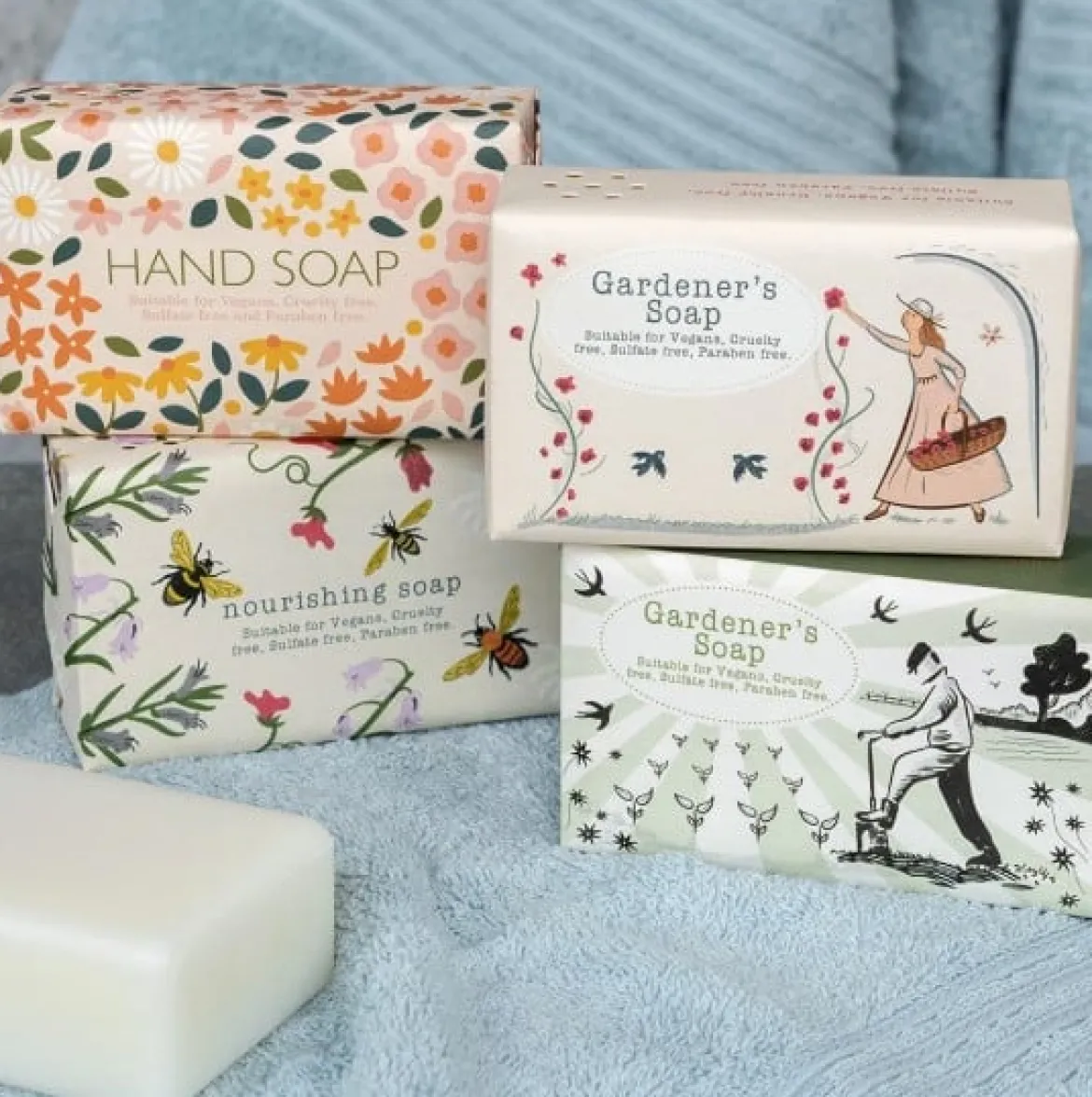 Seifenstück Gardener´s Soap Meadow breeze 200g von Rex London