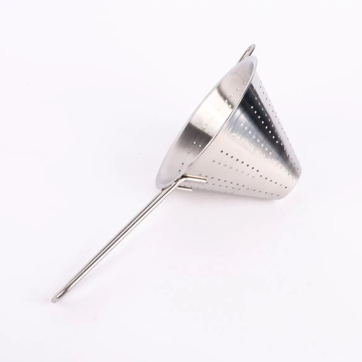 Seiher Metall rostfrei silberfarbig 16x12cm
