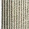 Ösengardine aus Dobbystoff schmale Streifen grün beige mit Ösen schwarz 130x245cm oder Wunschlänge von SCHÖNER LEBEN.
