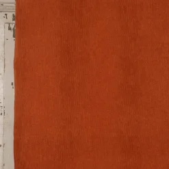 Ösengardine Cordoptik einfarbig rostorange 140x260cm