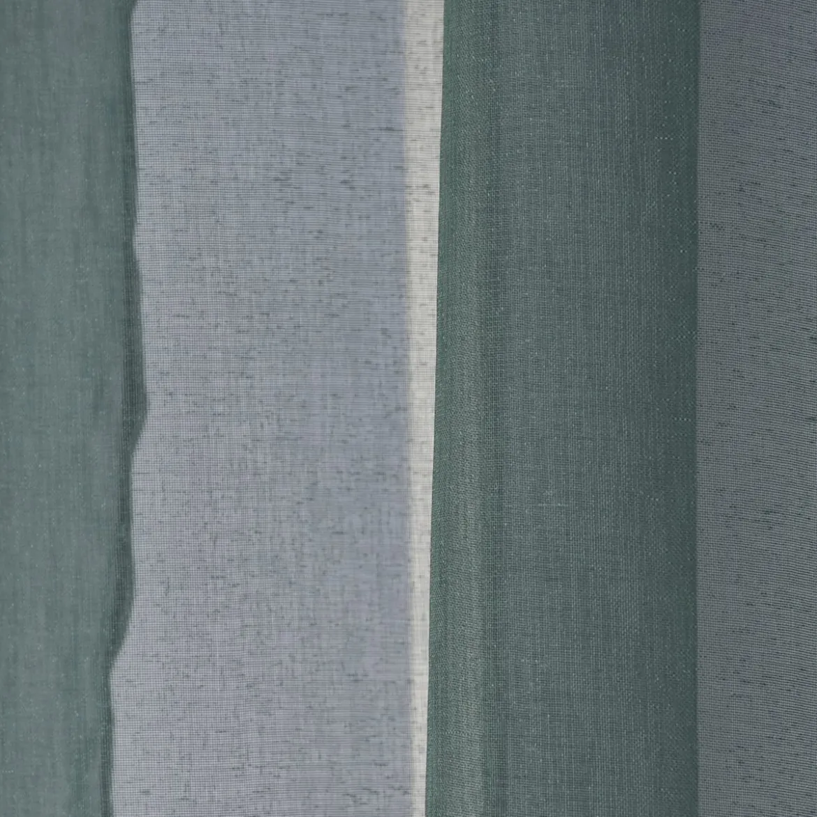 Ösengardine einfarbig Voile Struktur dunkelgrün 135x260cm