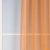 Ösengardine einfarbig Voile Struktur ocker 135x260cm