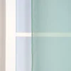 Ösengardine einfarbig Voile Struktur mintgrün 135x260cm