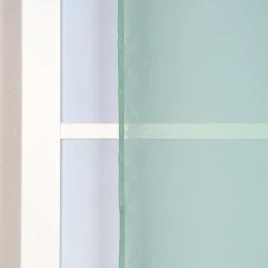 Ösengardine einfarbig Voile Struktur mintgrün 135x260cm