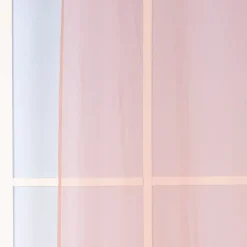 Ösengardine einfarbig Voile Struktur altrosa 135x260cm