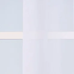 Ösengardine einfarbig Voile Struktur extrabreit weiß 300x260cm
