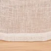 Ösengardine XXL Schnurstreifen mit Glitzerpailletten weiß 300x260cm