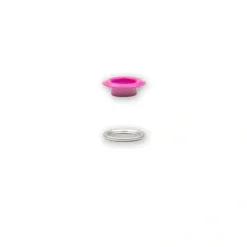 Ösen mit Scheiben 8mm pink/silberfarbig 32 Stk von Prym
