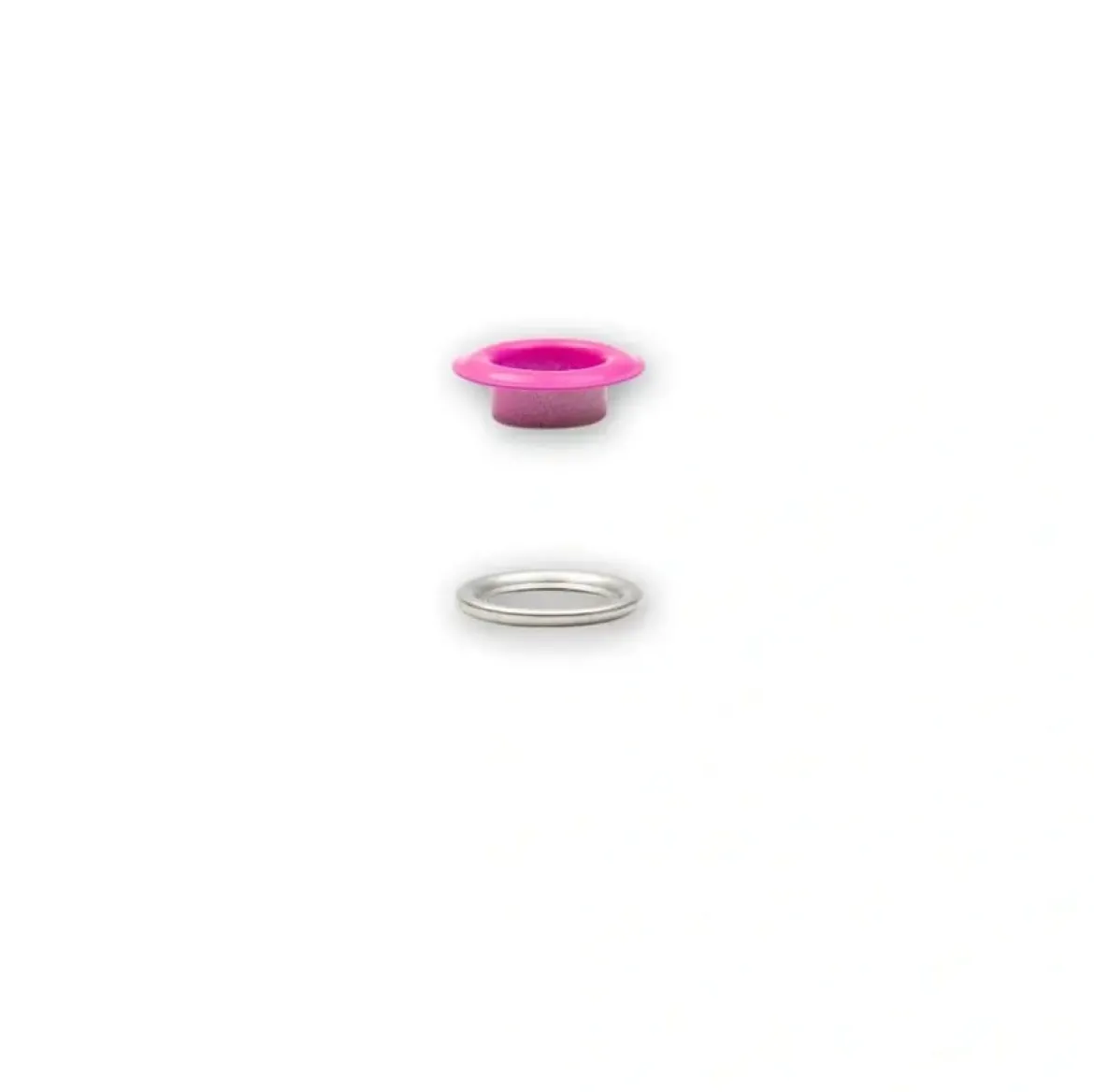 Ösen mit Scheiben 8mm pink/silberfarbig 32 Stk von Prym