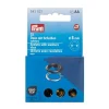 Ösen mit Scheiben 8mm schwarz/silberfarbig 32 Stk von Prym