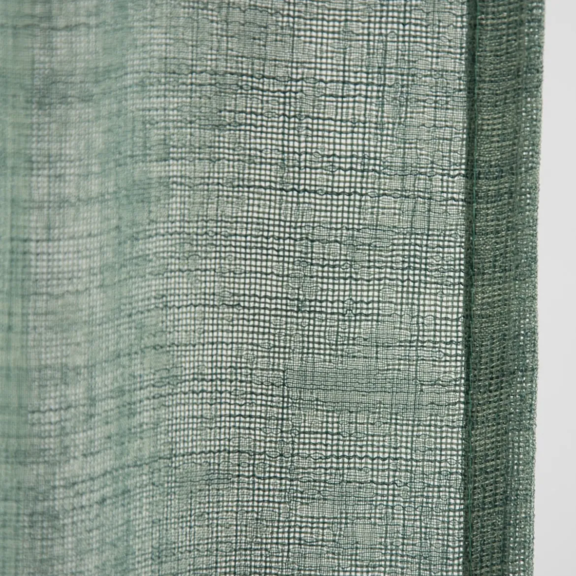 Ösenschal Fertiggardine Scandia Leinenoptik türkis 245x137cm