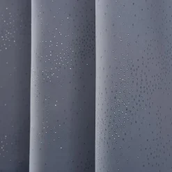 Ösenschal Fertiggardine Verdunkelung Firmament blaugrau 140x245cm