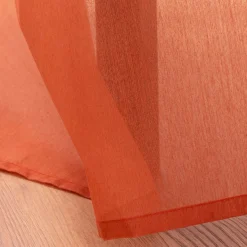 Ösenvorhang Batik Farbverlauf halbtransparent terracotta 140cmx255cm