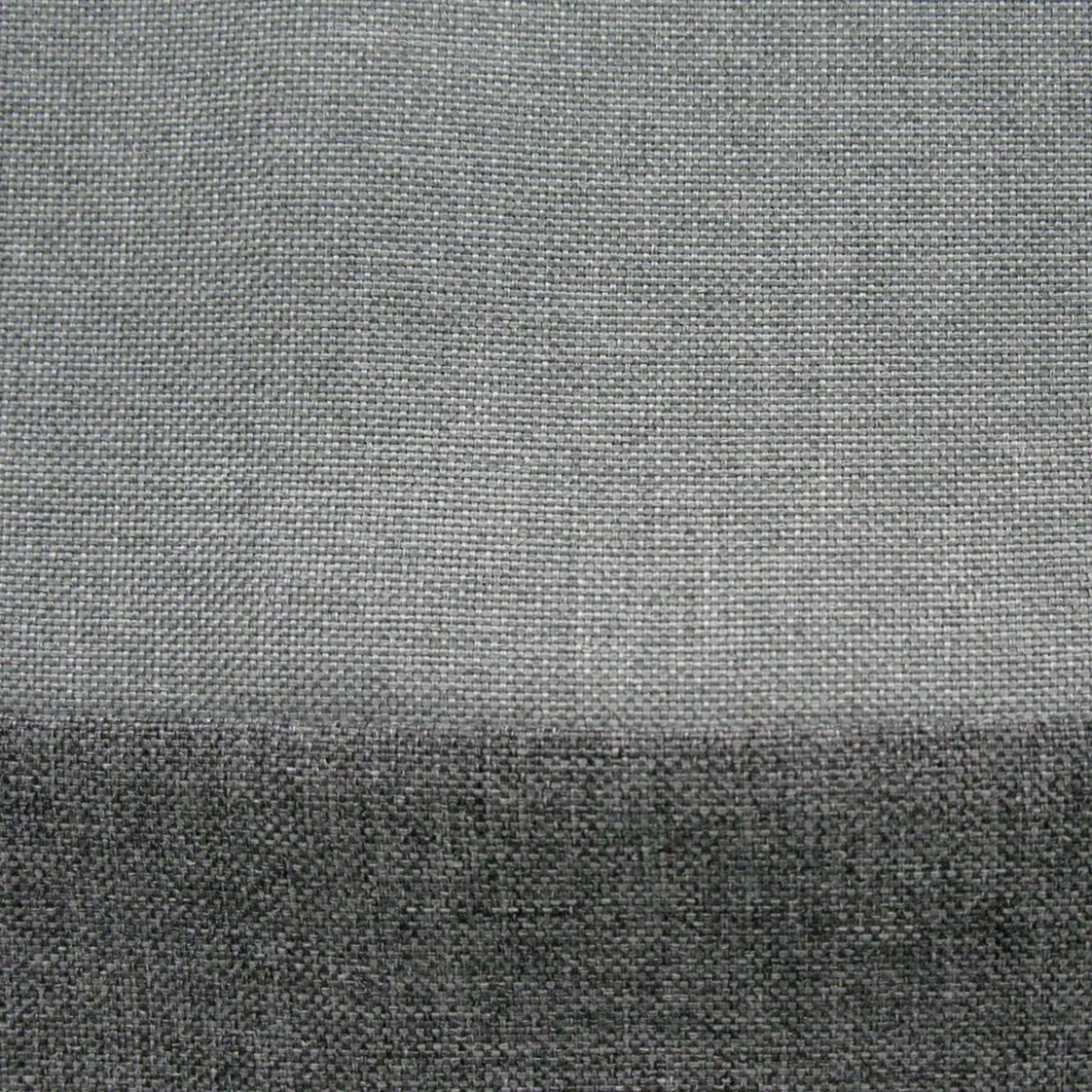 Ösenvorhang Dualino meliert mit farbig abgesetztem Sockel hellgrau dunkelgrau 140x255cm