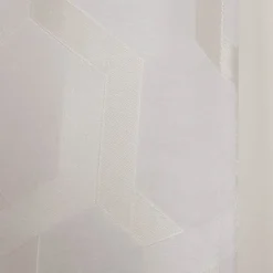 Ösenvorhang Jacquard grafisch ecru 140x260cm