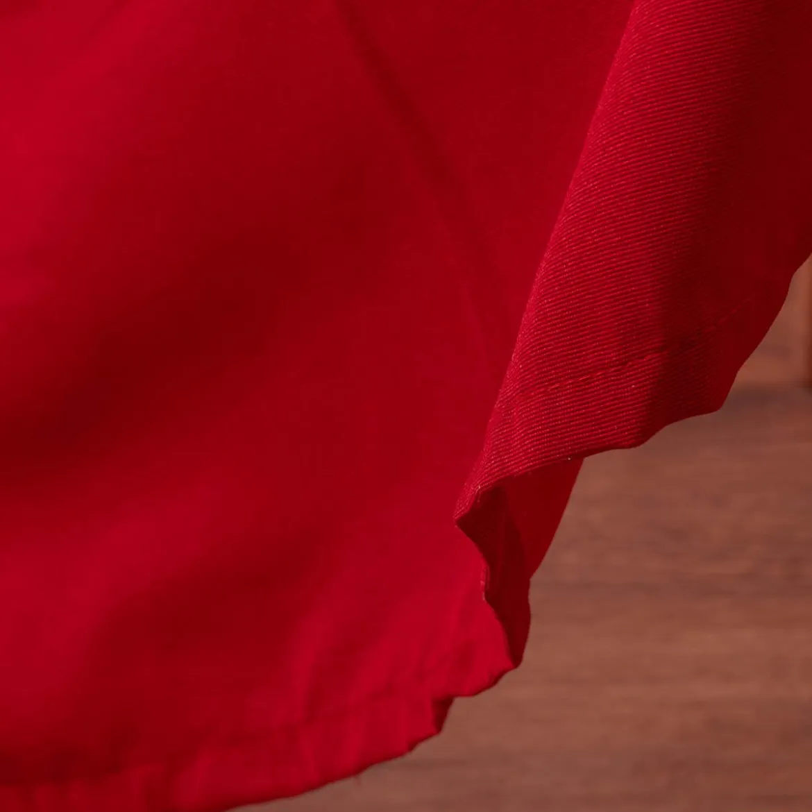 Ösenvorhang Miami Elbersdrucke blickdicht uni rot 140cmx255cm