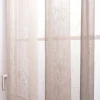 Ösenvorhang Mirage Elbersdrucke Batist transparent natur silber 140cmx255cm