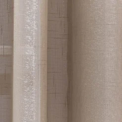 Ösenvorhang Mirage Elbersdrucke Batist transparent natur silber 140cmx255cm