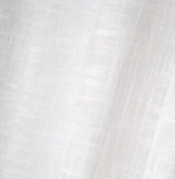Ösenvorhang Ontario halbtransparent natürlich uni Wollweiß 140x260cm