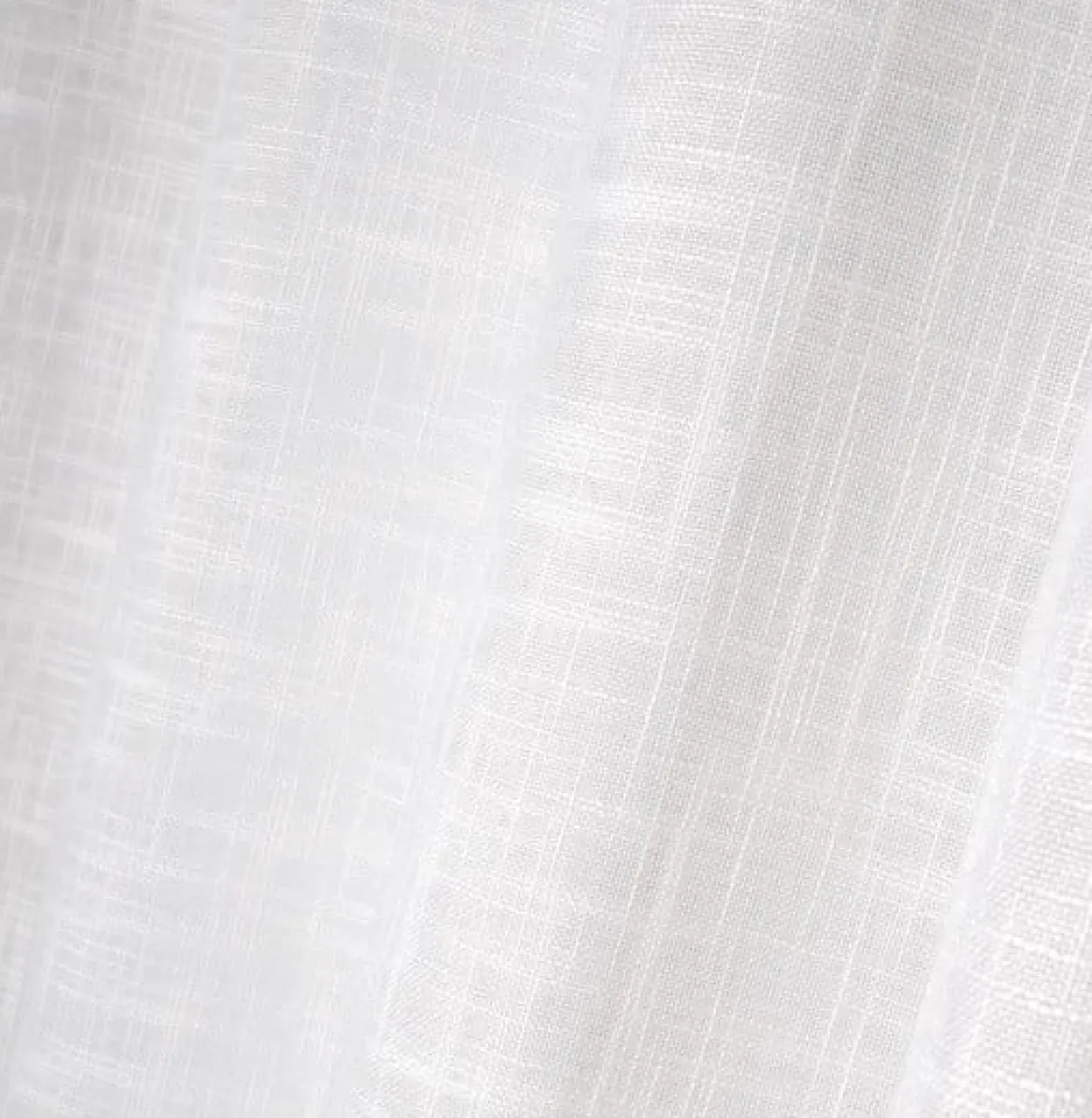 Ösenvorhang Ontario halbtransparent natürlich uni Wollweiß XXL 290x280cm (BxH)