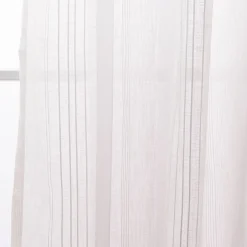 Ösenvorhang Sea Dream Freundin Home Collection halbtransparent Längsstreifen weiß 140cmx255cm