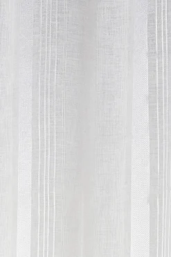 Ösenvorhang Sea Dream Freundin Home Collection halbtransparent Längsstreifen weiß 140cmx255cm