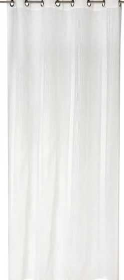 Ösenvorhang Sea Dream Freundin Home Collection halbtransparent Längsstreifen weiß 140cmx255cm
