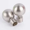 Serie Boston Endstücke Ball groß 2 Stück Ø16mm edelstahl-optik