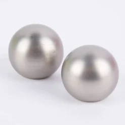 Serie Boston Endstücke Ball klein 2 Stück Ø16mm edelstahl-optik