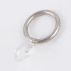 Serie Boston Rundringe Ø33mm 10 Stück inkl. Haken Ø16mm edelstahl-optik