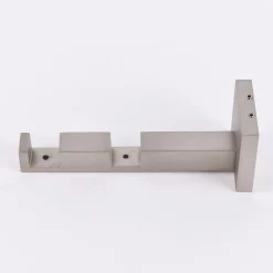 Serie London Wandträger 2-Lauf für eckige Profilstange 18x18mm edelstahl-optik