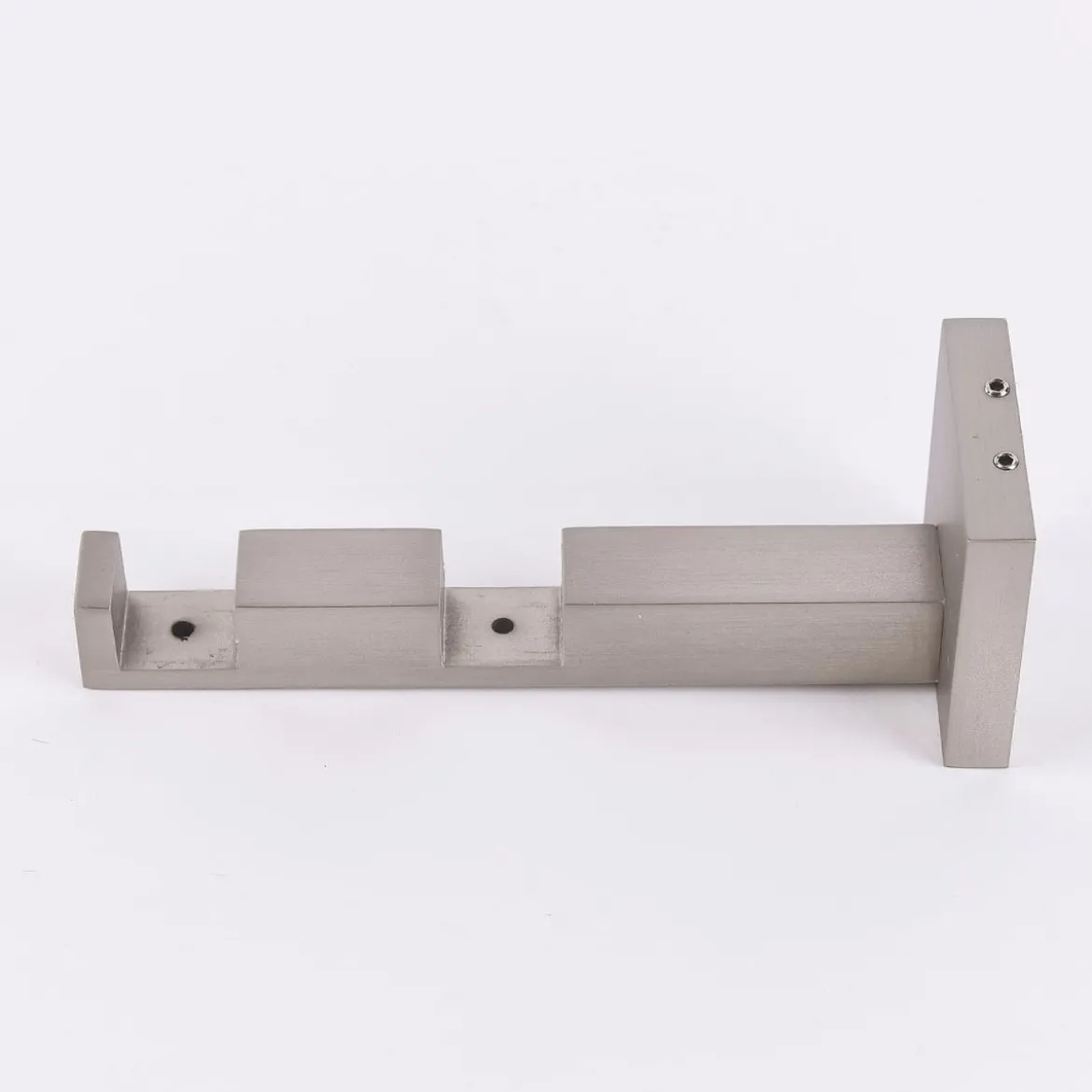 Serie London Wandträger 2-Lauf für eckige Profilstange 18x18mm edelstahl-optik