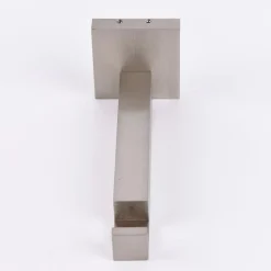 Serie London Wandträger 1-Lauf lang für eckige Profilstange 18x18mm edelstahl-optik