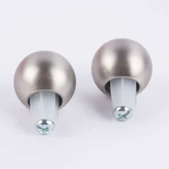 Serie Malibu Endstück Ball Ø12mm edelstahl-optik 2er Pack
