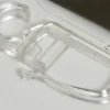 Serie Malibu Faltenhaken Haken für Flachringe Kunststoff transparent 10 Stück