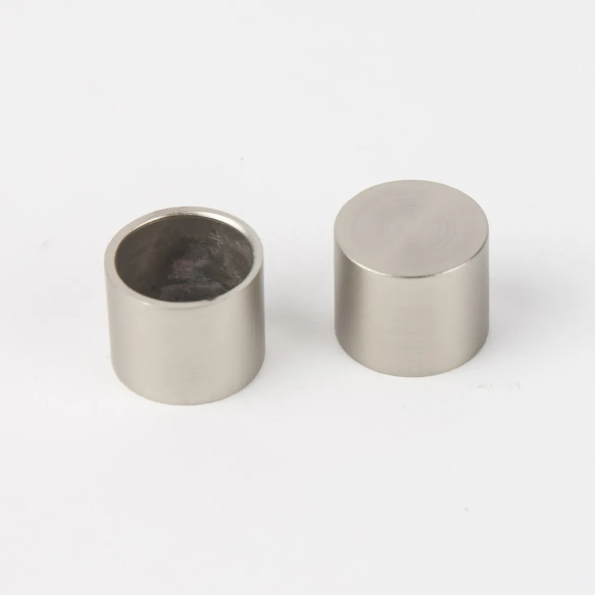 Serie NewYork Endstücke Cap 2 Stück Ø20mm edelstahl-optik