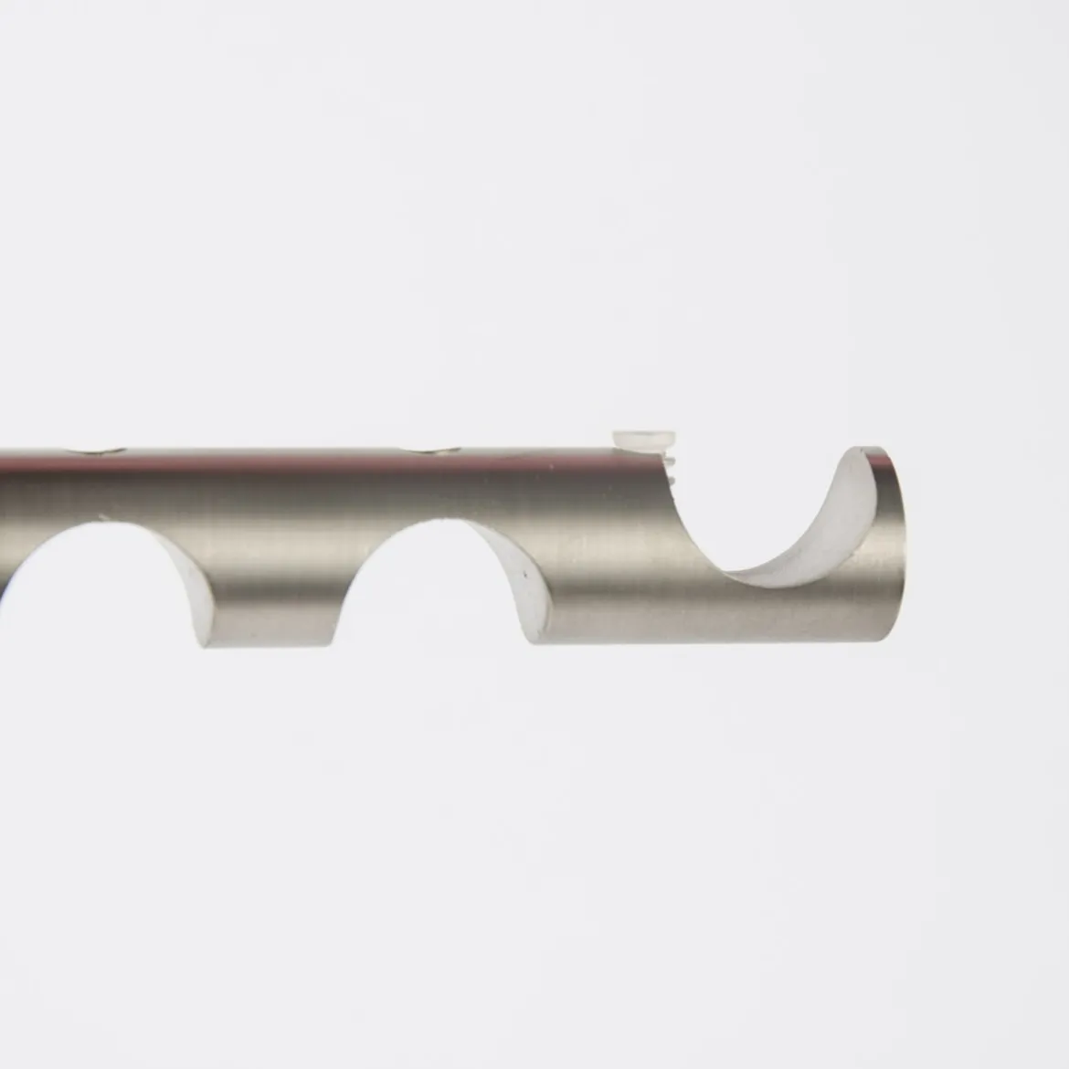 Serie NewYork Träger lang 3-Lauf 1xRohr 2xProfil Ø20mm edelstahl-optik