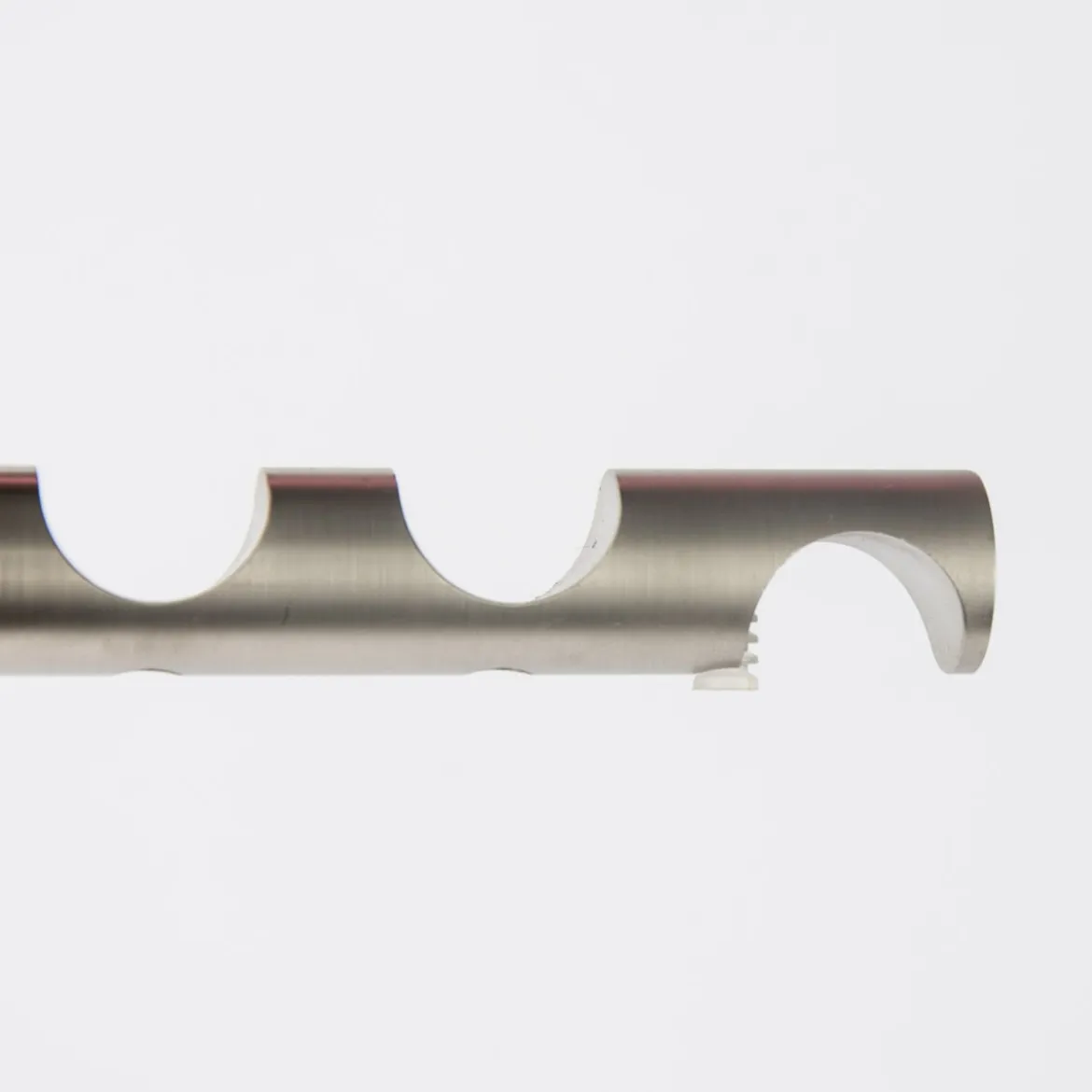 Serie NewYork Träger lang 3-Lauf 1xRohr 2xProfil Ø20mm edelstahl-optik