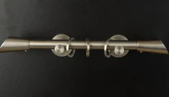Serie NewYork Träger 2-Lauf 1xRohr 1xProfil Ø20mm edelstahl-optik