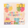 Serviette Happy Birthday Geschenke Ballons natur bunt 33x33cm 3lagig 20 Stück