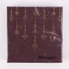 Servietten Eleganto Weihnachtshänger 20 Stück verschiedene Farben 33x33cm