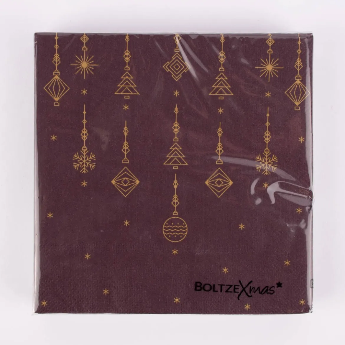 Servietten Eleganto Weihnachtshänger 20 Stück verschiedene Farben 33x33cm