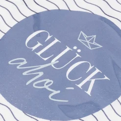 Servietten Glück ahoi Schiff blau weiß 33x33cm 3lagig 20 Stück von La Vida