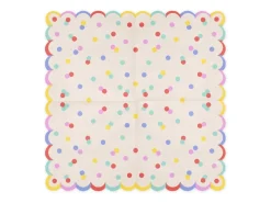 Servietten Konfetti bunt 33x33cm 20 Stück