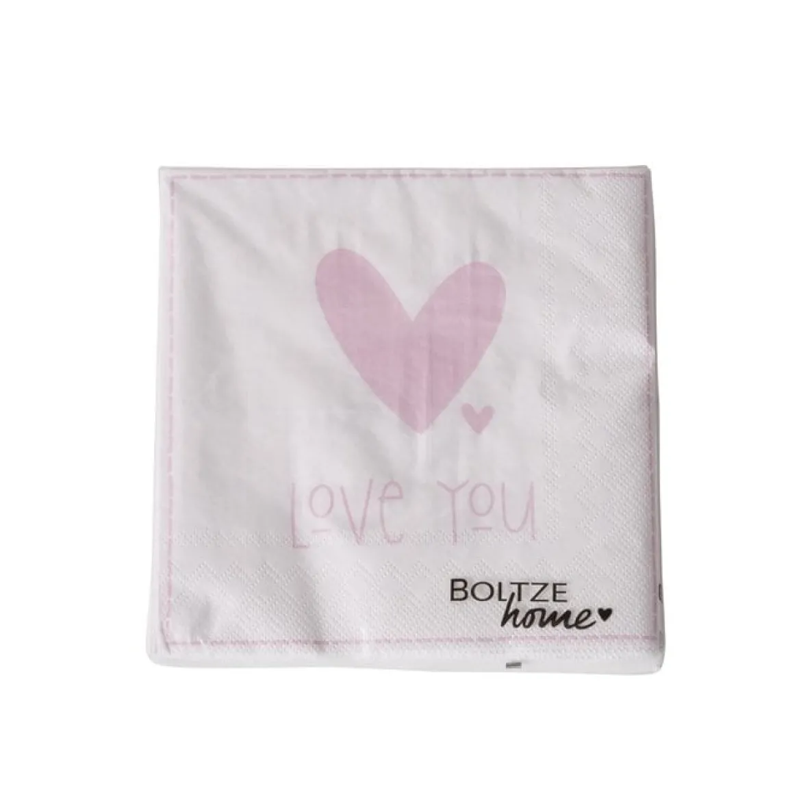 Servietten Love you 20 Stk 3-lagig 33x33cm FSC Papier