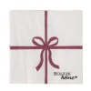 Servietten mit roter Schleife 20 Stk 3-lagig 33x33cm FSC Papier von Boltze