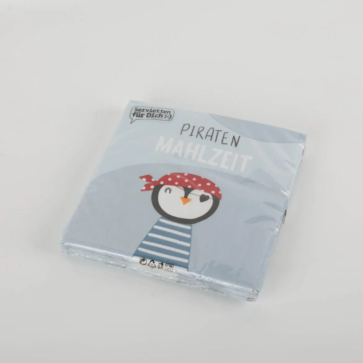 Servietten Piratenmahlzeit 33x33cm 3lagig 20 Stück von La Vida