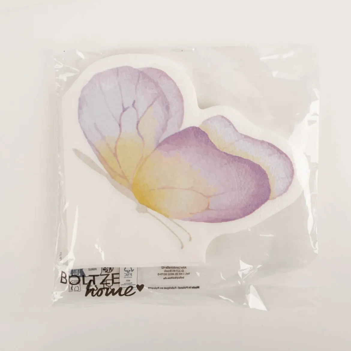 Servietten Schmetterling violett 12 Stk 3-lagig 16 x15 cm FSC Papier von Boltze